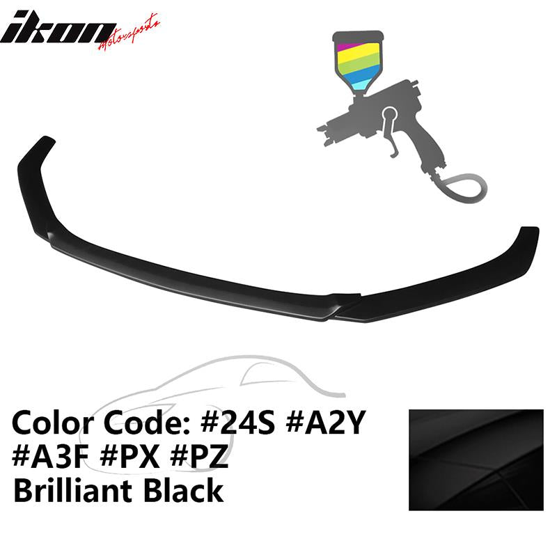 2014-2017 Mazda 3 V1 Style Painted Front Bumper Lip Spoiler PP