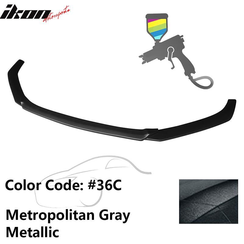 2014-2017 Mazda 3 V1 Style Painted Front Bumper Lip Spoiler PP