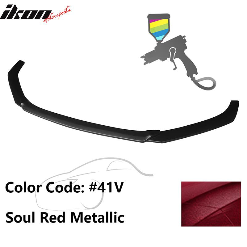 2014-2017 Mazda 3 V1 Style Painted Front Bumper Lip Spoiler PP