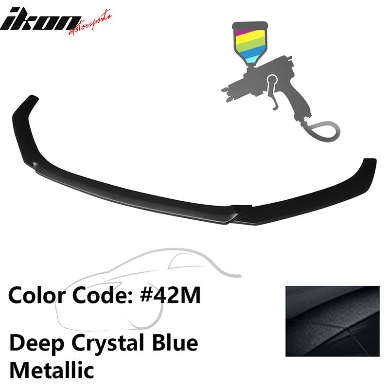 2014-2017 Mazda 3 V1 Style Painted Front Bumper Lip Spoiler PP
