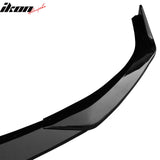 2019-2026 Mazda 3 Sedan IKON Style Gloss Black Front Bumper Lip PP 3PCS