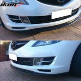 2009-2011 Mazda 6 DS Style Unpainted Black Front Bumper Lip PU Sedan