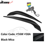 2016-2017 Mazda 6 Painted Front Bumper Side Splitter Lip Pair ABS