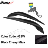 2016-2017 Mazda 6 Painted Front Bumper Side Splitter Lip Pair ABS