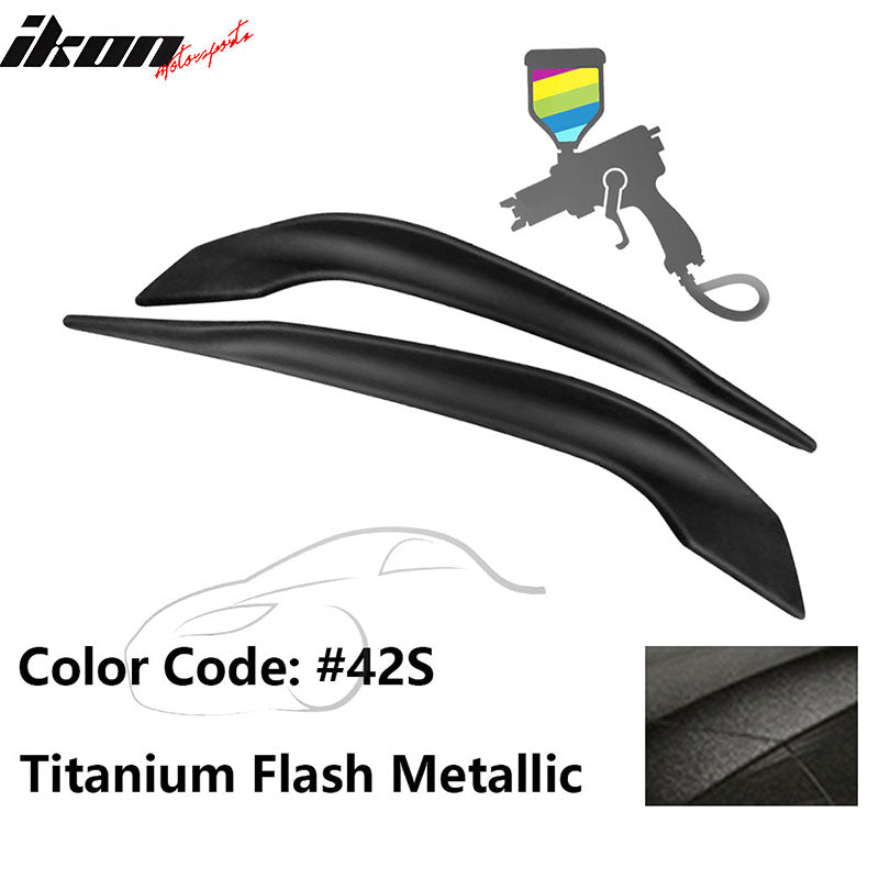 2016-2017 Mazda 6 Painted Front Bumper Side Splitter Lip Pair ABS