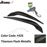 2016-2017 Mazda 6 Painted Front Bumper Side Splitter Lip Pair ABS