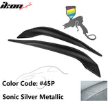 2016-2017 Mazda 6 Painted Front Bumper Side Splitter Lip Pair ABS