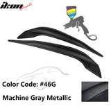 2016-2017 Mazda 6 Painted Front Bumper Side Splitter Lip Pair ABS