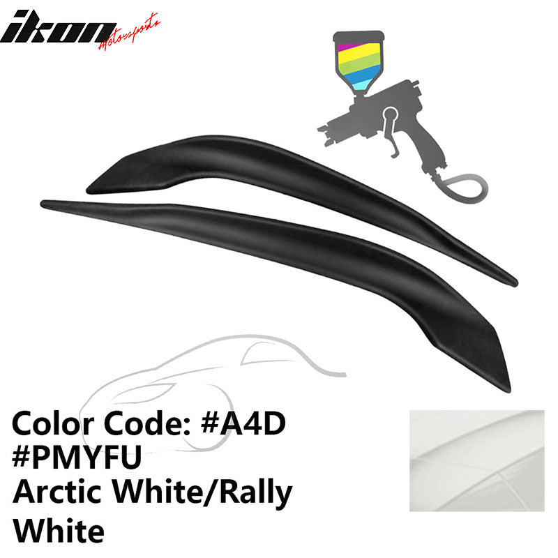 2016-2017 Mazda 6 Painted Front Bumper Side Splitter Lip Pair ABS