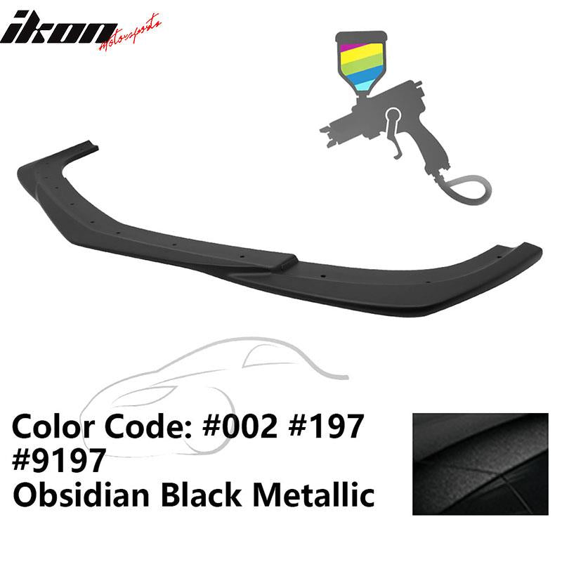 2012-2014 Benz W204 C63 AMG GH Style Painted Front Bumper Lip ABS