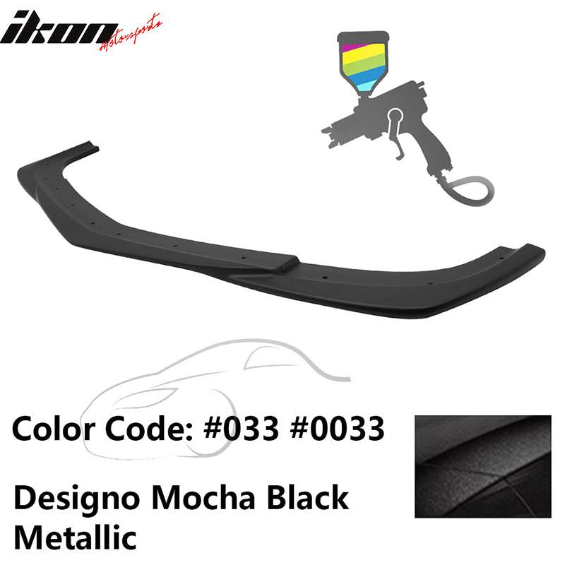 2012-2014 Benz W204 C63 AMG GH Style Painted Front Bumper Lip ABS