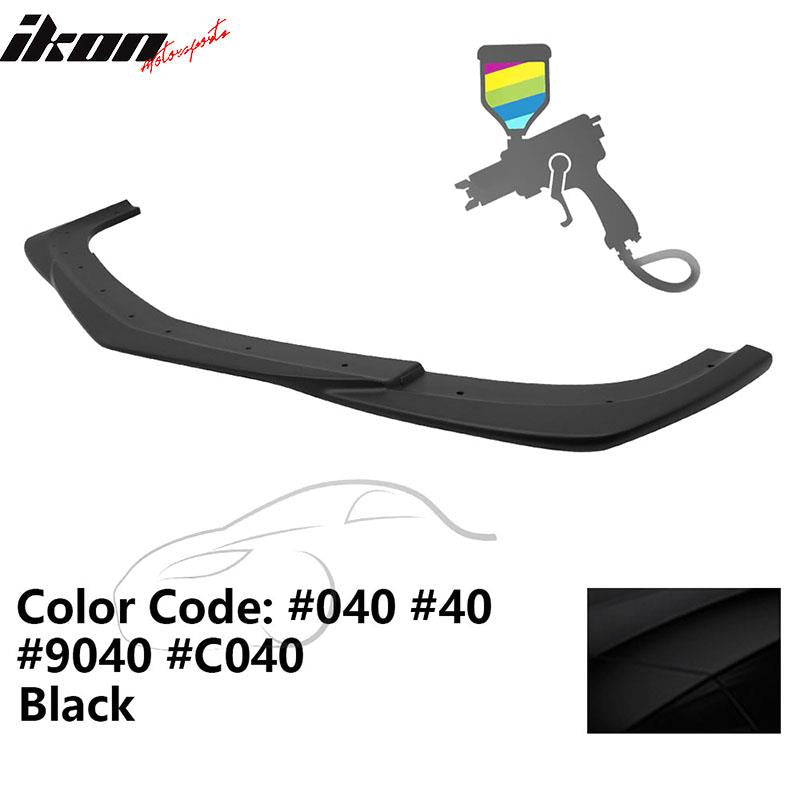 2012-2014 Benz W204 C63 AMG GH Style Painted Front Bumper Lip ABS