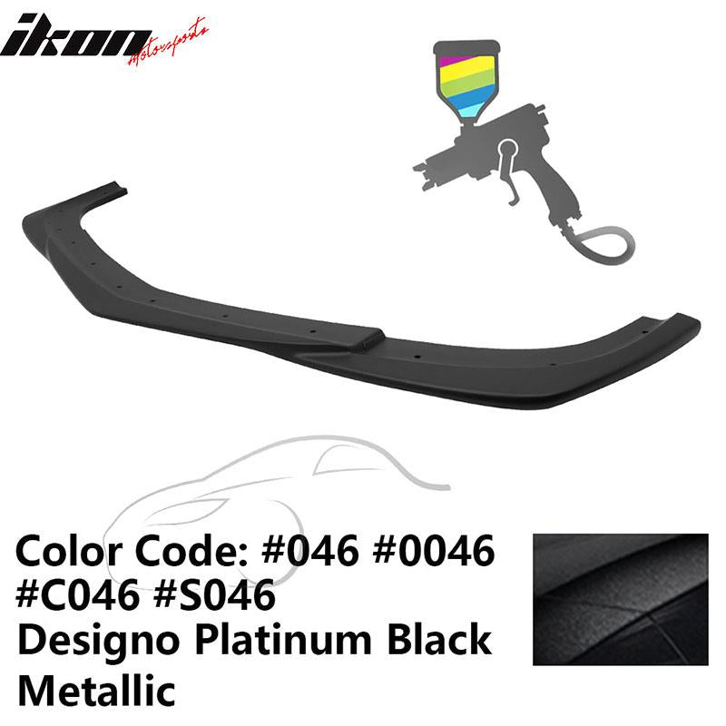 2012-2014 Benz W204 C63 AMG GH Style Painted Front Bumper Lip ABS