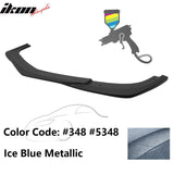 2012-2014 Benz W204 C63 AMG GH Style Painted Front Bumper Lip ABS