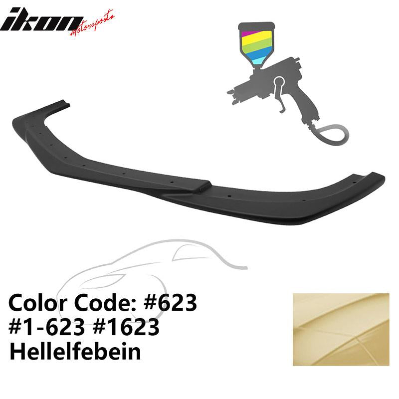 2012-2014 Benz W204 C63 AMG GH Style Painted Front Bumper Lip ABS