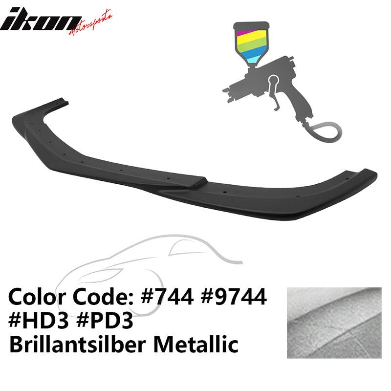 2012-2014 Benz W204 C63 AMG GH Style Painted Front Bumper Lip ABS