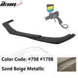 2012-2014 Benz W204 C63 AMG GH Style Painted Front Bumper Lip ABS