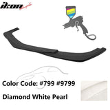 2012-2014 Benz W204 C63 AMG GH Style Painted Front Bumper Lip ABS