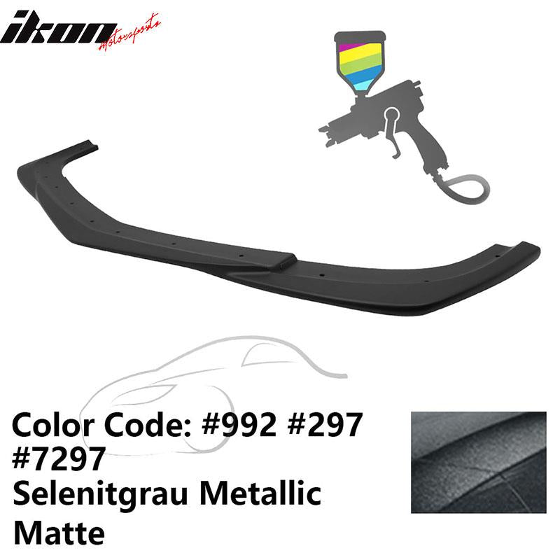 2012-2014 Benz W204 C63 AMG GH Style Painted Front Bumper Lip ABS