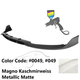 2015-2020 Benz W205 AP Style Painted Front Bumper Lip Spoiler PP