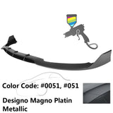 2015-2020 Benz W205 AP Style Painted Front Bumper Lip Spoiler PP