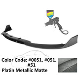 2015-2020 Benz W205 AP Style Painted Front Bumper Lip Spoiler PP