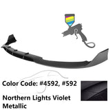 2015-2020 Benz W205 AP Style Painted Front Bumper Lip Spoiler PP