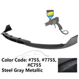 2015-2020 Benz W205 AP Style Painted Front Bumper Lip Spoiler PP