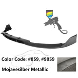 2015-2020 Benz W205 AP Style Painted Front Bumper Lip Spoiler PP