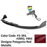 2015-2020 Benz W205 AP Style Painted Front Bumper Lip Spoiler PP