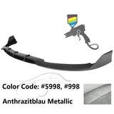 2015-2020 Benz W205 AP Style Painted Front Bumper Lip Spoiler PP