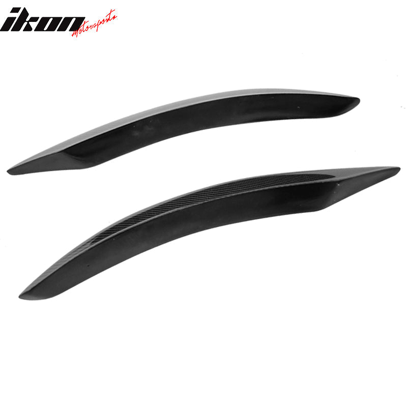 2013-2016 Benz C117 CLA Class Carbon Fiber Front Bumper Lip Aprons