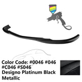 2008-2011 Benz W204 C Class GH Style Front Bumper Lip ABS