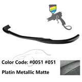 2008-2011 Benz W204 C Class GH Style Front Bumper Lip ABS