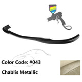 2008-2011 Benz W204 C Class GH Style Front Bumper Lip ABS