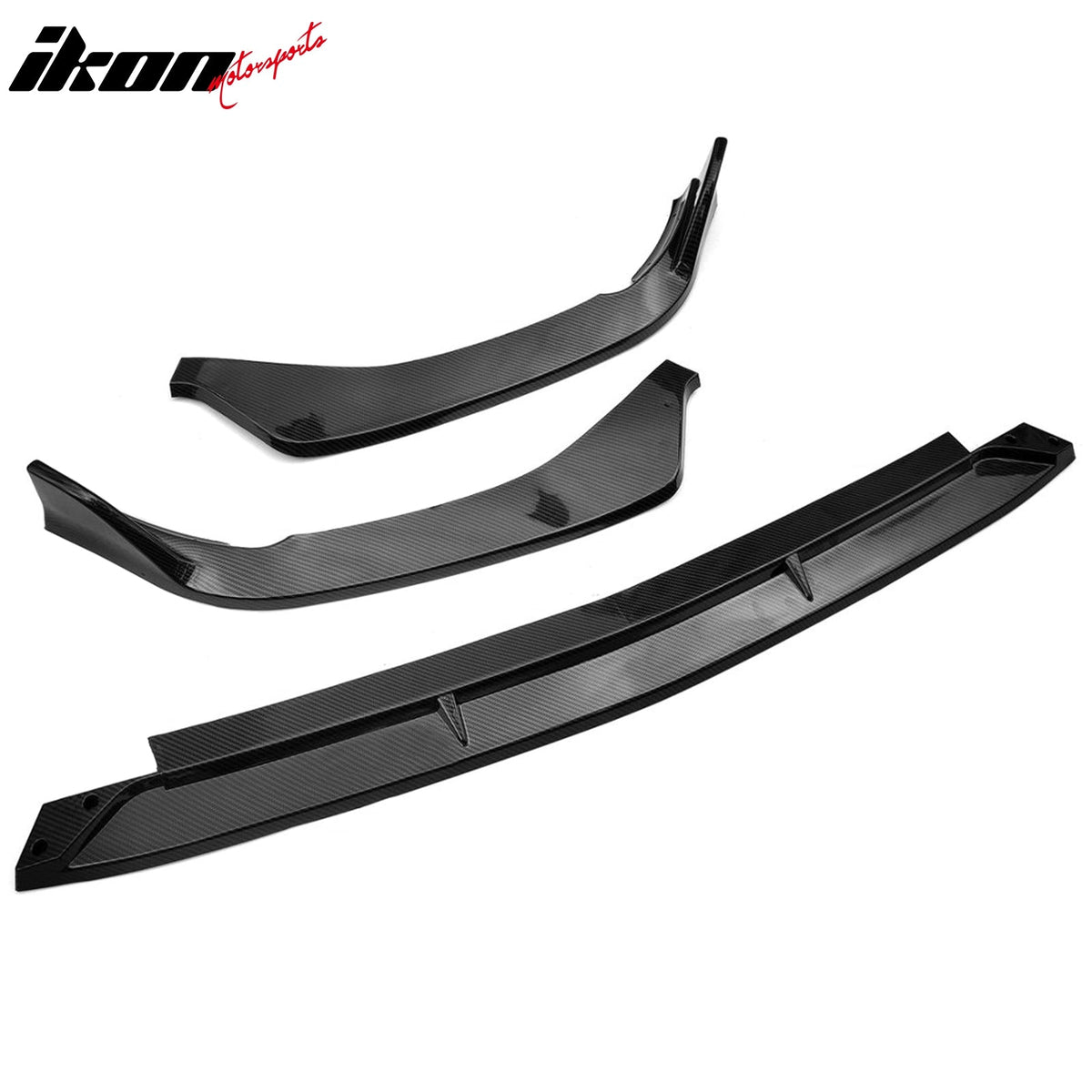 2022-2026 Benz W206 C-Class C200 C300 C43 AMG BR Style Carbon Fiber Print Front Bumper Lip PP