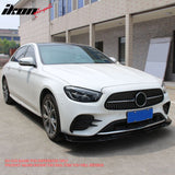 2021-2023 Benz W213 E-Class B Style Front Bumper Lip PP