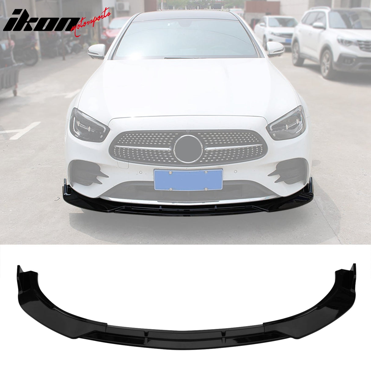 2021-2023 Benz W213 E-Class B Style Front Bumper Lip PP