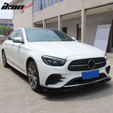 2021-2023 Benz W213 E-Class B Style Front Bumper Lip PP