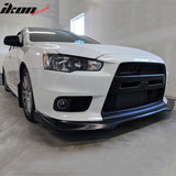 2008-2015 Mitsubishi Evolution EVO X 10 R Style PU Front Bumper Lip