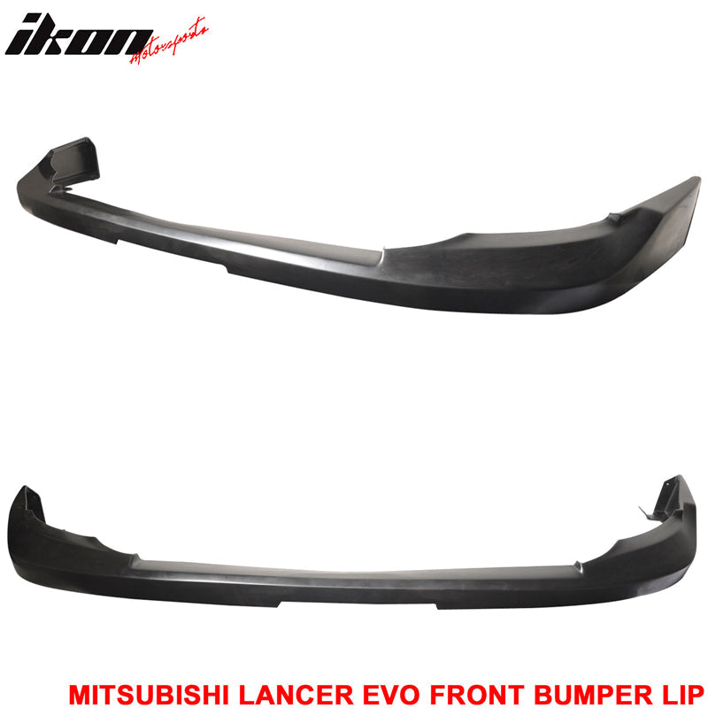 2008-2015 Mitsubishi Lancer EVO X JDM Style Front Bumper Lip PU