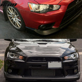 2008-2015 Mitsubishi Lancer EVO X JDM Style Front Bumper Lip PU