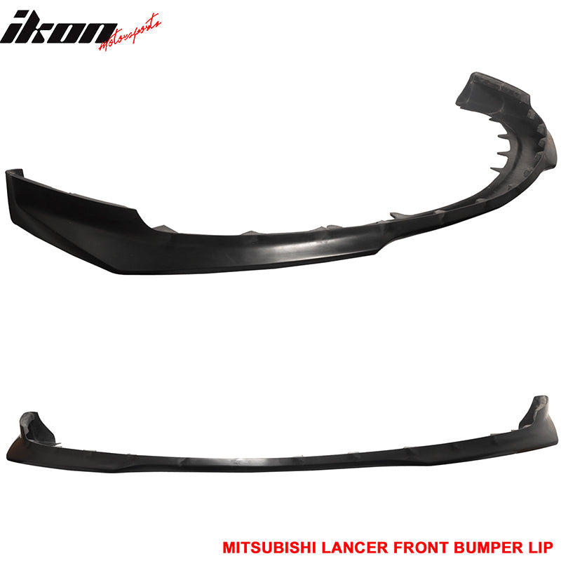 2006-2007 Mitsubishi Lancer Evo 9 IX J Style Unpaint Front Bumper Lip