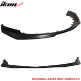 2006-2007 Mitsubishi Lancer Evo 9 IX J Style Unpaint Front Bumper Lip
