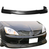 Front Bumper Lip for Mitsubishi Lancer 2004-2007 Unpainted Black PU