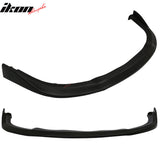 2009-2015 Mitsubishi Lancer CS Unpainted Black Front Bumper Lip PU