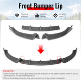 2009-2012 Mazda MX-5 Miata Carbon Fiber Print Front Bumper Lip IKON Style 3PCS