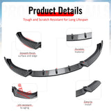 2009-2012 Mazda MX-5 Miata Carbon Fiber Print Front Bumper Lip IKON Style 3PCS