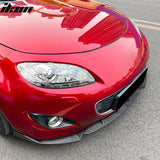 2009-2012 Mazda MX-5 Miata Carbon Fiber Print Front Bumper Lip IKON Style 3PCS