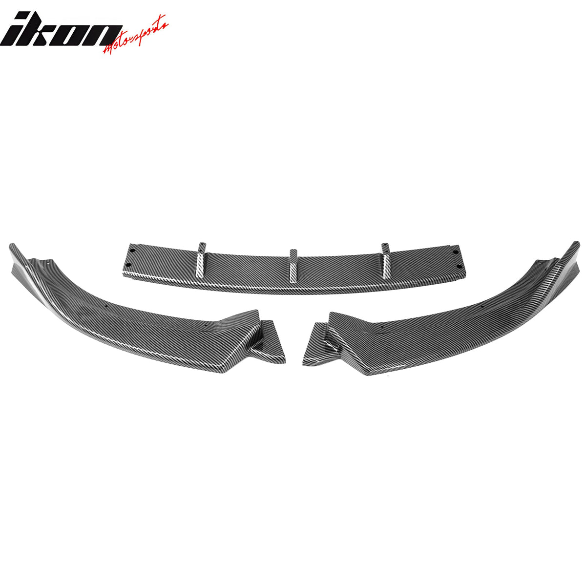 2009-2012 Mazda MX-5 Miata Carbon Fiber Print Front Bumper Lip IKON Style 3PCS